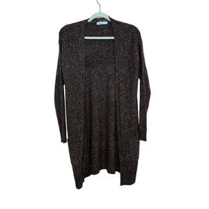 💥Reitmans brown knit open front cardigan size XS
